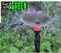 Béc tưới gốc dạng xòe tán có chân để găm xuống đất, dễ dàng lắp đặt - Ảnh 1